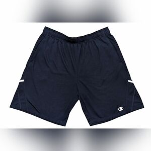 Champion Men's XXL Dark Blue Hi-Vis Performance Basketball Shorts w/Drawstring